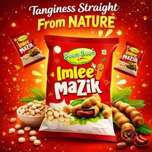 Boom Boom Imlee Mazik | Tamarind Digestive Candy | Chatpati Imli Pachak Goli | Pack of 60